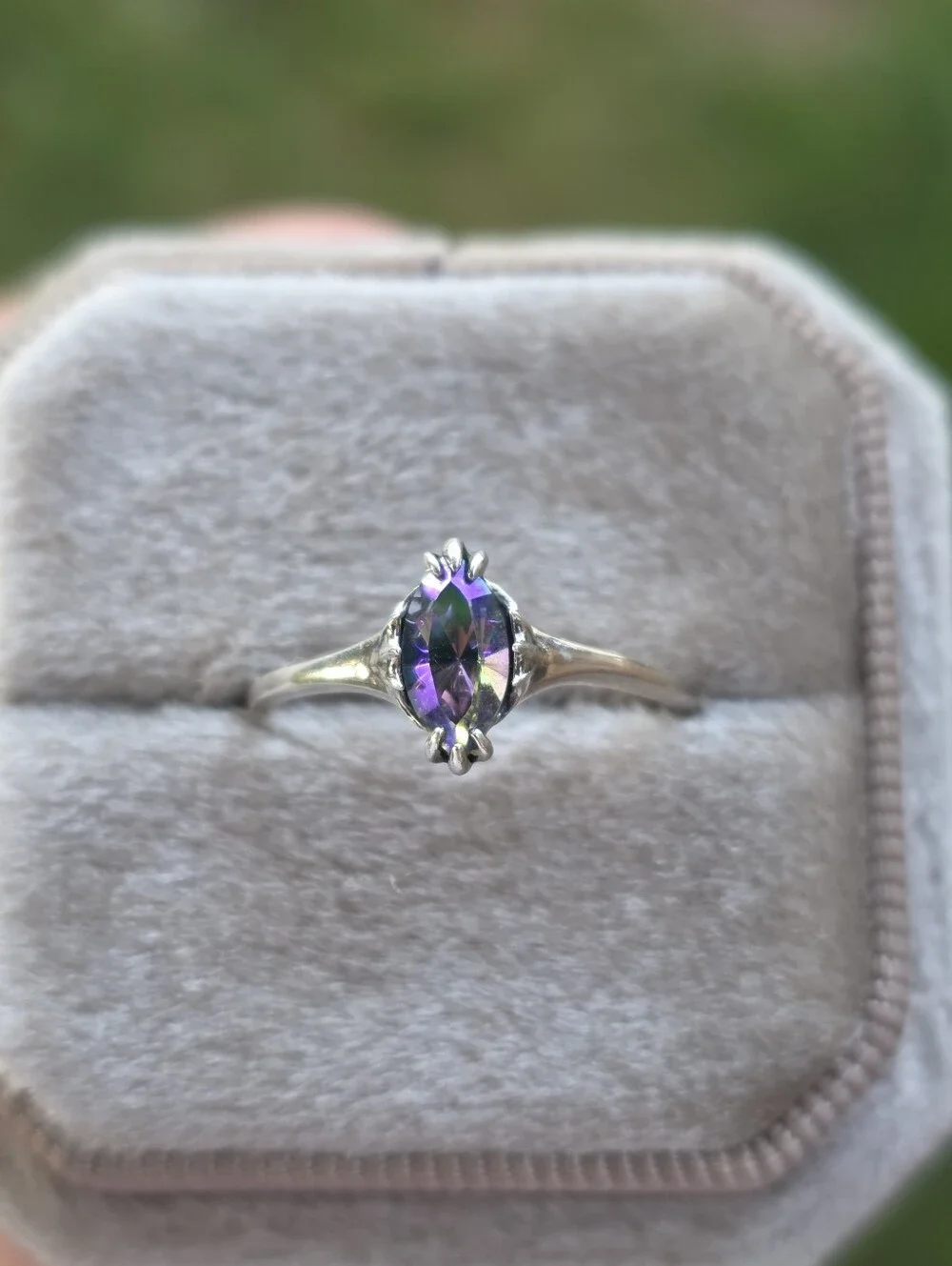 Sterling Silver Mystic Topaz Ring